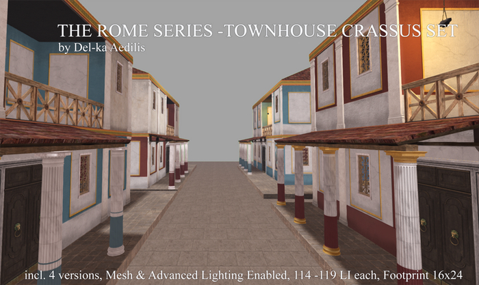 The Rome Series - Townhouse Crassus Set c,m