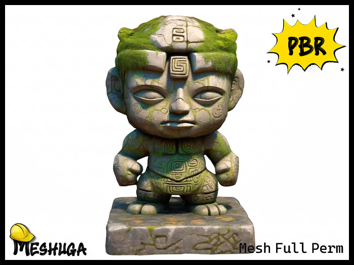 Meshuga PBR Arcane Oracle Stone Statue FULL PERM MESH