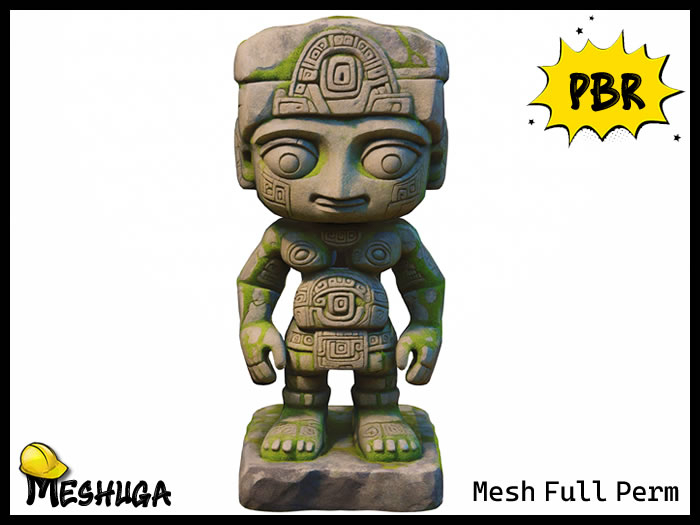 Meshuga PBR Arcane Seer Stone Statue FULL PERM MESH
