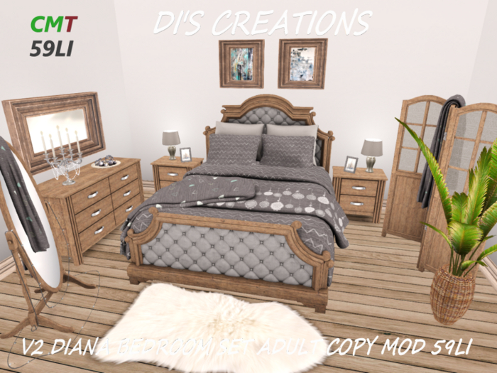 V2 DIANA BEDROOM SET PG