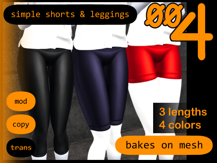 004 - Simple Shorts & Leggings