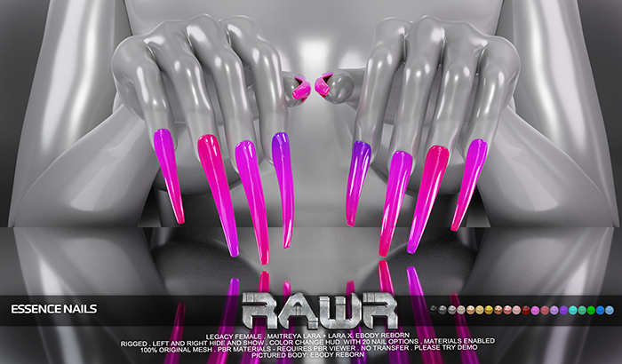 RAWR! Essence Nails (add me)