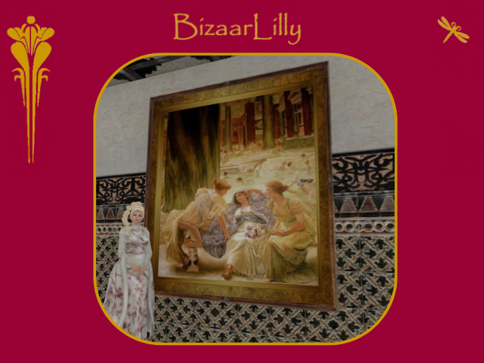 Framed Art ~ The Crowded Baths