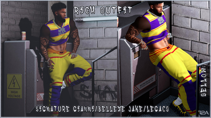 R2A -Rich Outfit Yellow