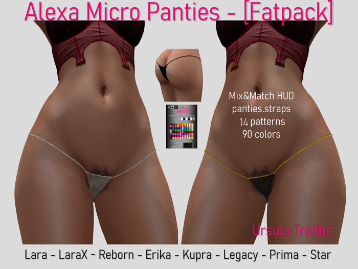 7130 Alexa Micro Panties - [Fatpack]