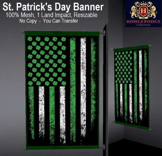 Saint Patrick's Day Banner (Style C)