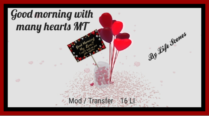 (LS) Good morning with many hearts MT