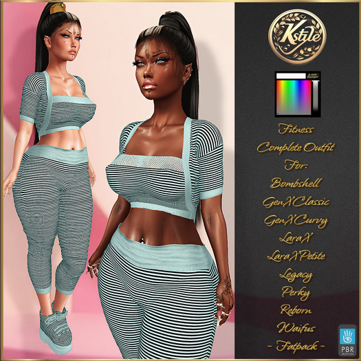 [K-Style] FITNESS COMPLETE OUTFIT - FATPACK #4