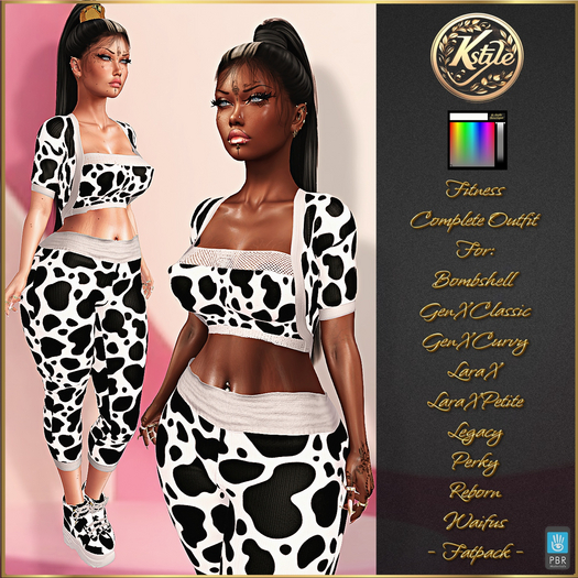 [K-Style] FITNESS COMPLETE OUTFIT - FATPACK #6