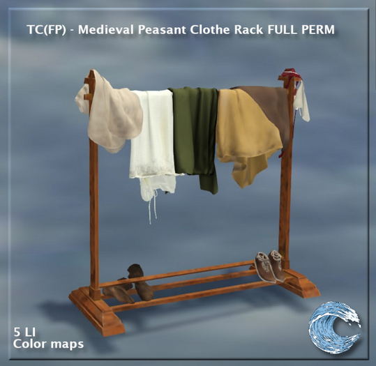 TC(FP) - Medieval Peasant Clothes Rack FULL PERM