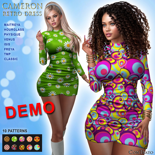[ConTrato] Cameron Retro Dress DEMO
