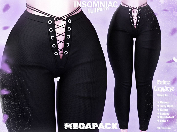 'INSOMNIAC' - Raine Leggings {MEGAPACK} + DAE