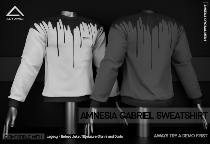 # AMNESIA - Gabriel Sweatshirt - DEMO