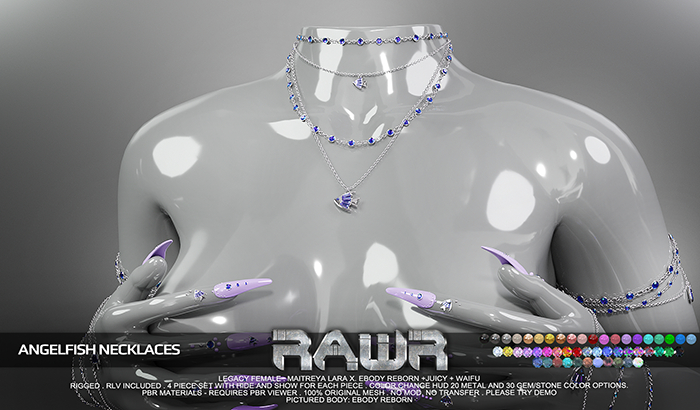 RAWR! Angelfish Necklace DEMO (add me)