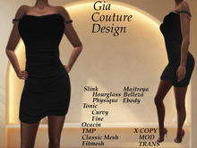 "GCD" Nova Slip Dresses Black
