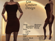 "GCD" Nova Slip Dresses Brown