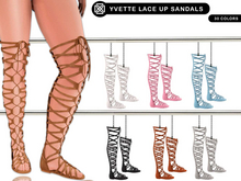 Addams - Yvette Lace up Heeled Sandals #FATPACK