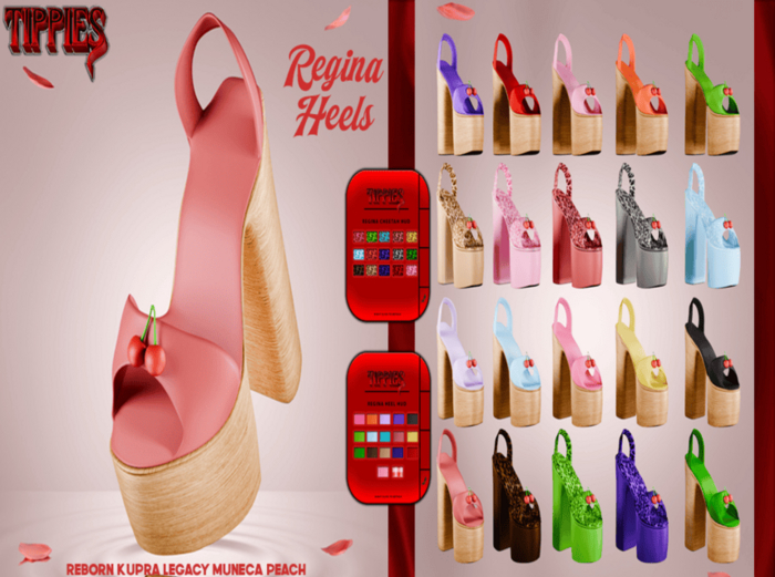TIPPIES. Regina Heels In Blush