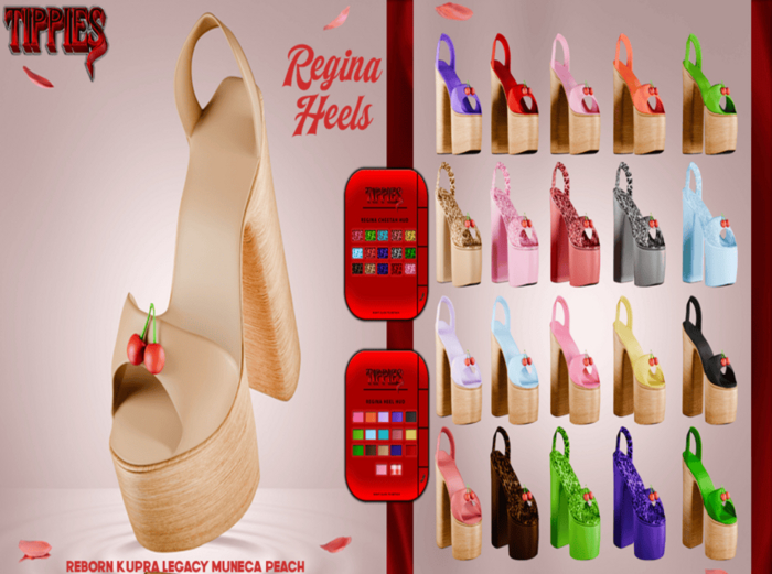 TIPPIES. Regina Heels In Nude