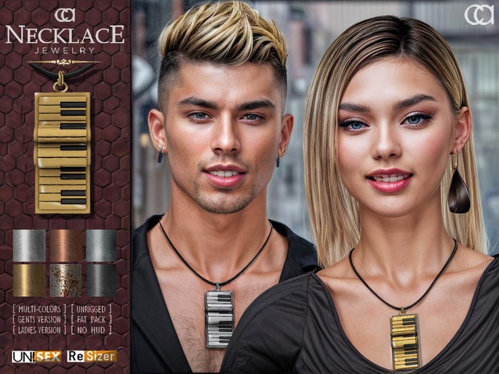 [CA] THE PIANO NECKLACES