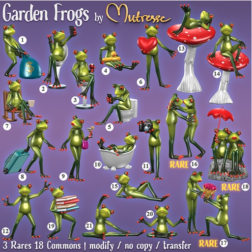 13. Mutresse-Garden Frogs
