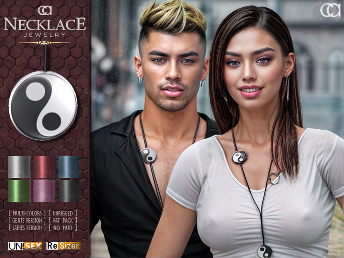 [CA] THE YIN & YANG NECKLACES
