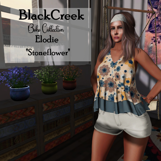 **BlackCreek** Elodie Top Stoneflower