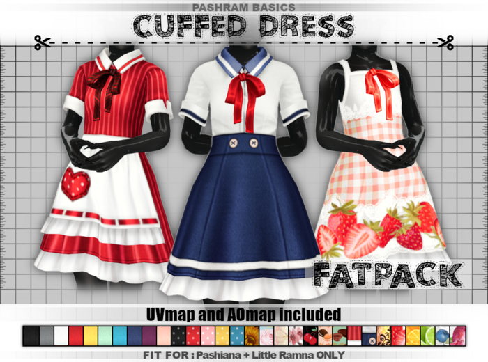 PashRam - Cuffed Dress - FATPACK