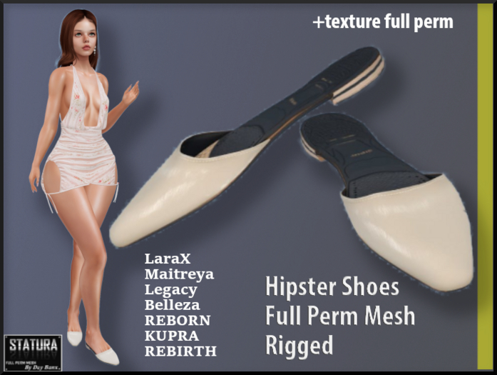 Hipster Shoes Full Perm