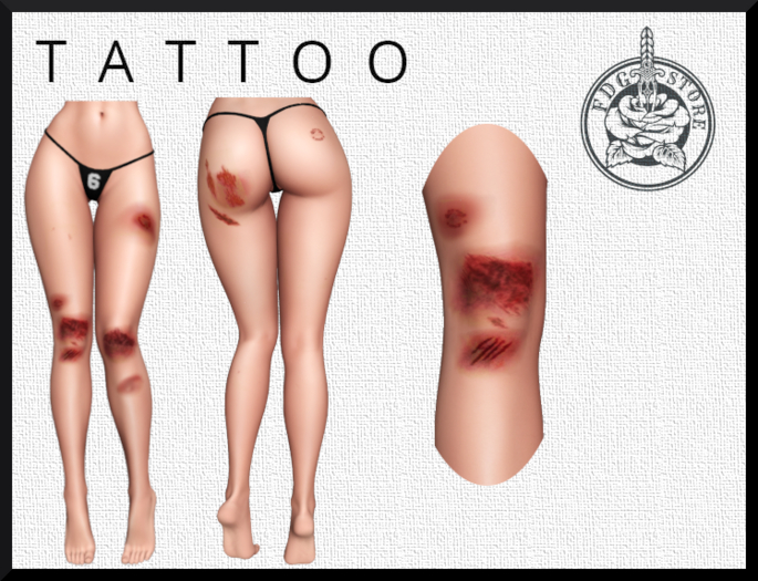 FDG TATTOO scars[2K]