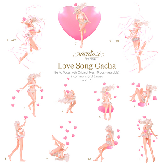 Stardust - Love Song Gacha Pose 1 RARE