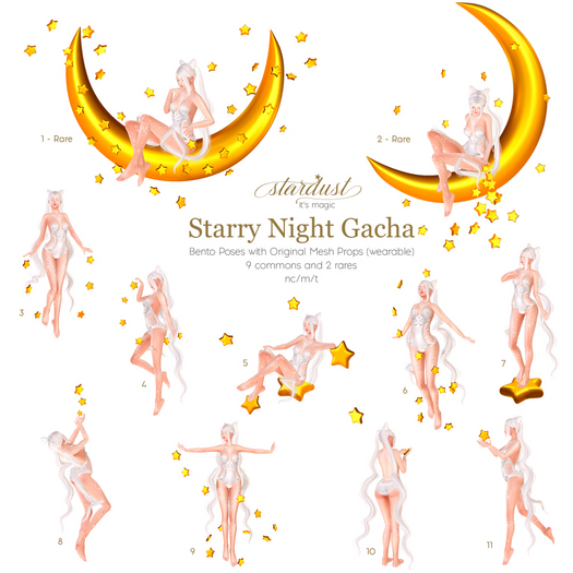 Stardust - Starry Night Gacha Pose 1 RARE