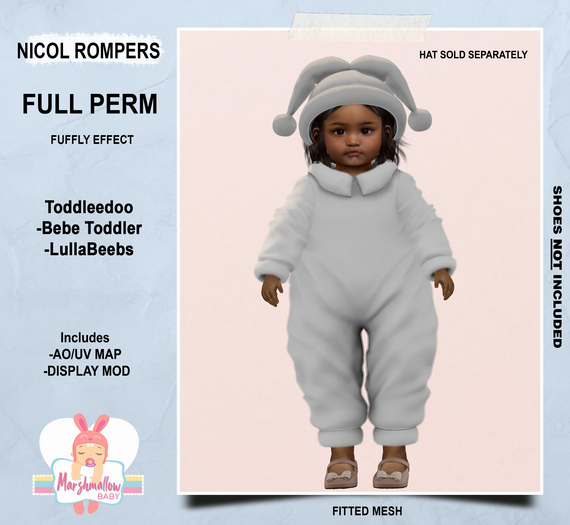 *MB* Full perm Nicol Rompers
