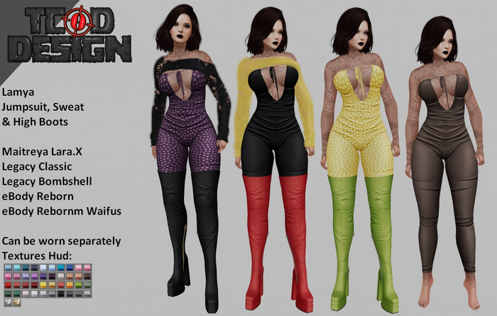 Jumpsuit, Sweat & High Boots ~ Lamya [DEMO]