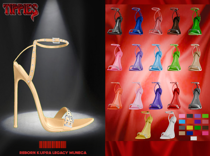 TIPPIES. Isis Heels In Nude