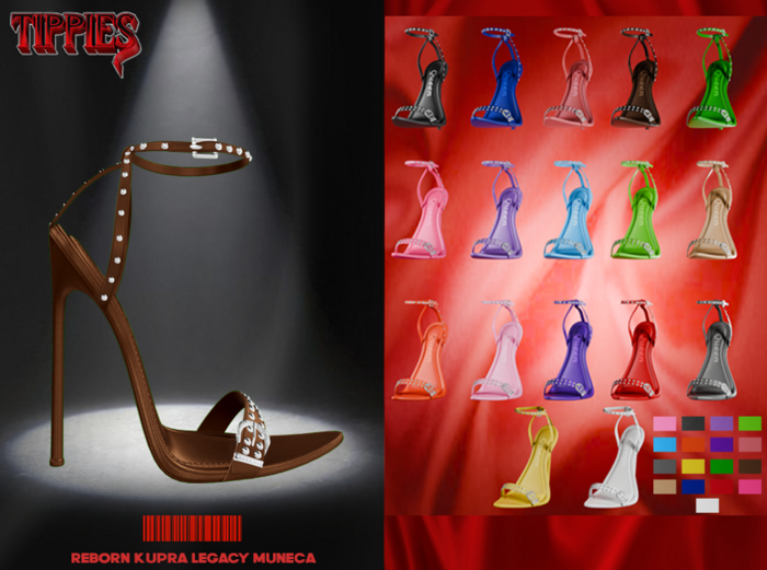 TIPPIES. Isis Heels In Brown