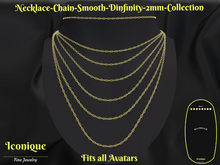 Necklace-Chain-Smooth-Dinfinity-2mm-COLLECTION-Jewelry Box