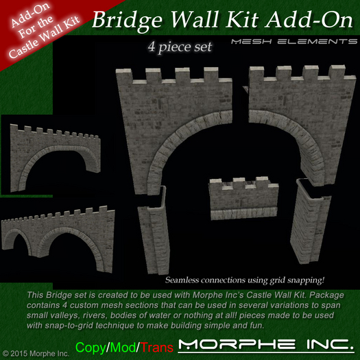 Castle Wall Kit - Bridge Add-on package