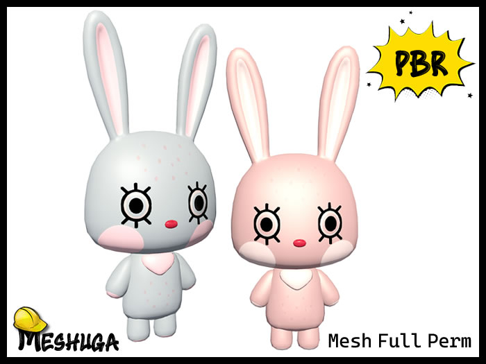 Meshuga PBR Easter Bunnies Toy FULL PERM MESH