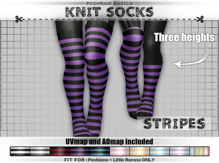 PashRam - Socks - Stripes