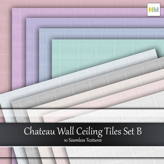 Chateau Wall Ceiling Tiles Set B