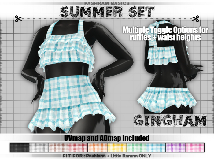 PashRam - Summer Set - Gingham