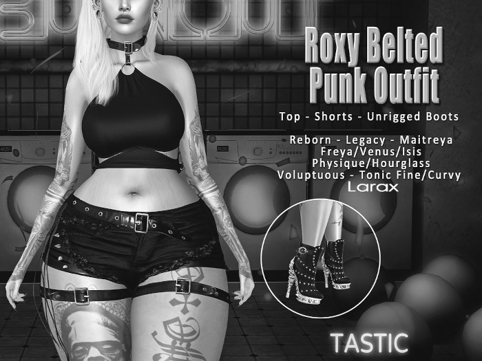 Tastic-Roxy Buckled Punk Outfit-Demo