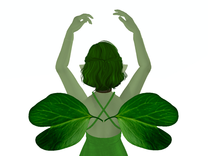 Dark Green Clover Wings
