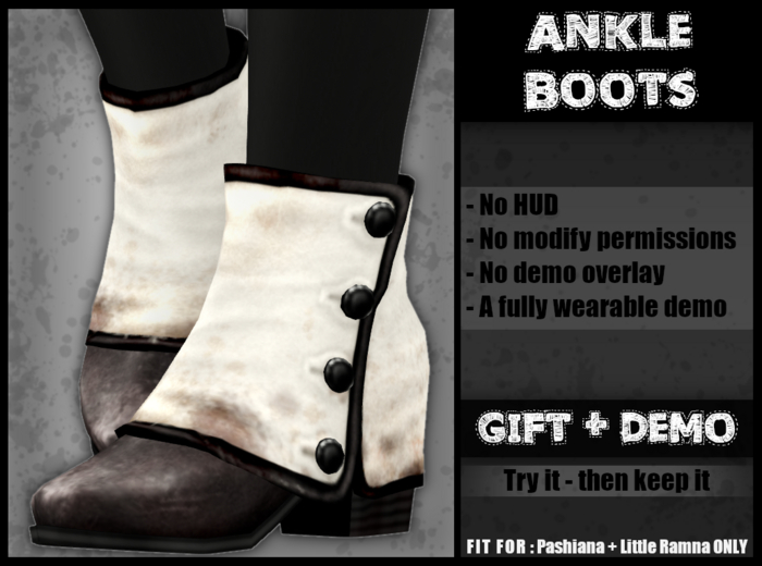 DEMO-GIFT - PashRam - Ankle Boots