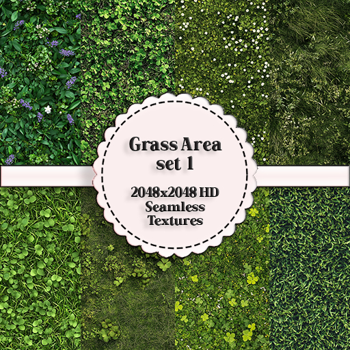 Second Life Marketplace - SATO - Grass Area Set 1 - Seamless Textures