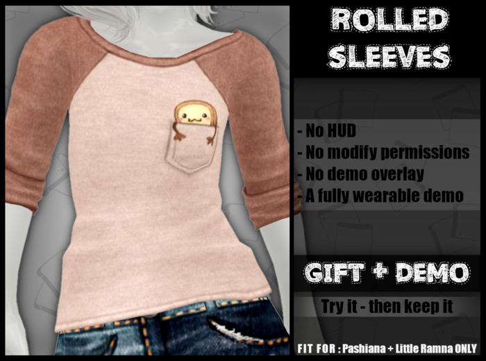 DEMO-GIFT - PashRam - Rolled Sleeve Shirt
