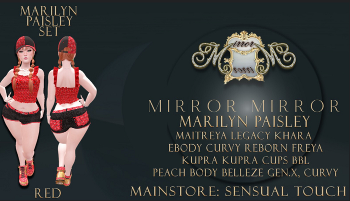 MARILYN TOP SINGLE RED