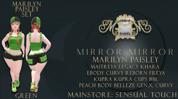 MARILYN TOP SINGLE GREEN