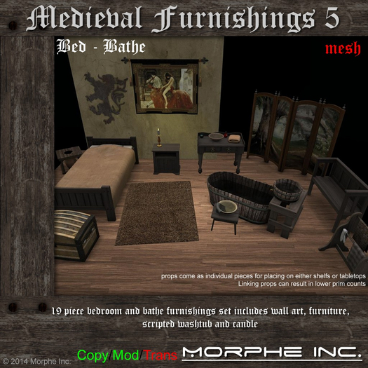 Furnishings set 5 - Dark Oak